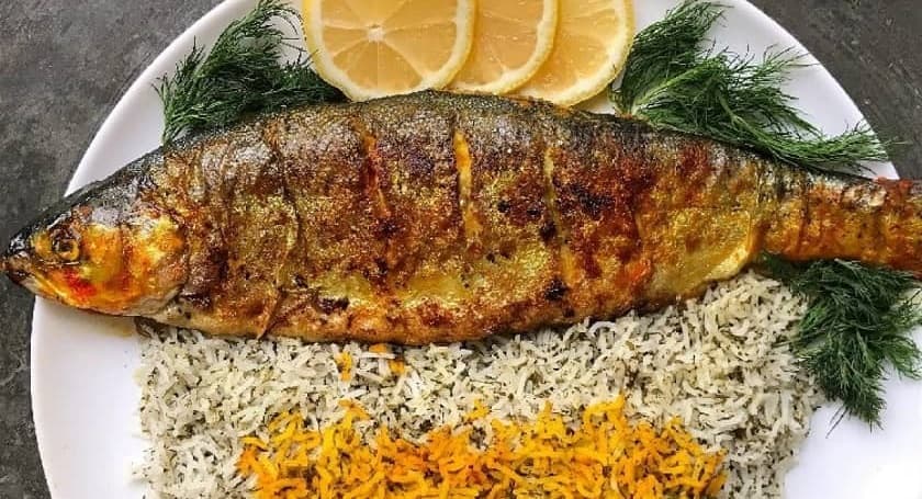 دستور پخت سبزی پلو با ماهی شوریده